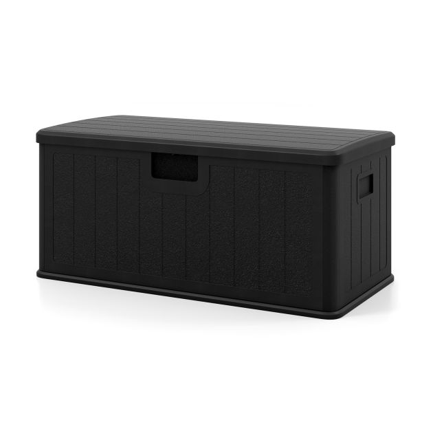 Pro-Tect 380 Litre Outdoor Storage Deck Box - Black - Image 5