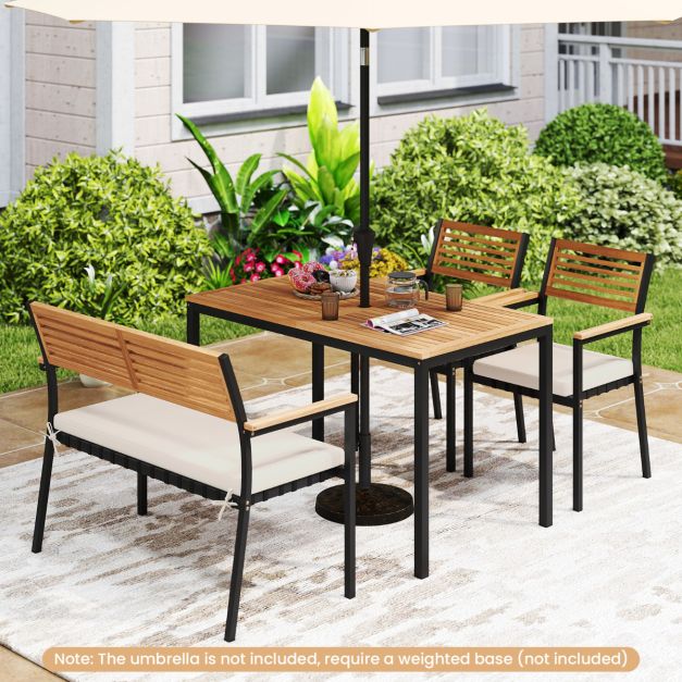 Pro-Tect 4 Piece Outdoor Patio Dining Set - Image 7