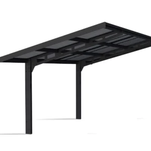 Palram Canopia 10' x 20' Cantilever Aluminium Carport - Black