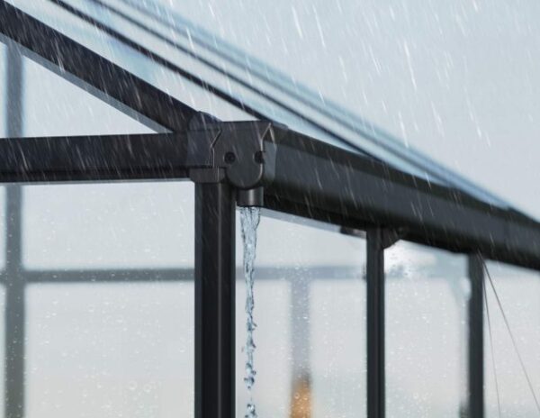 Palram 10x10 Aria Greenhouse - Black (Clear Glazing) - Image 8