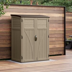 Suncast 4'x3' Aston Large Storage Cabinet - Sand Brown (Currently Unavailable)