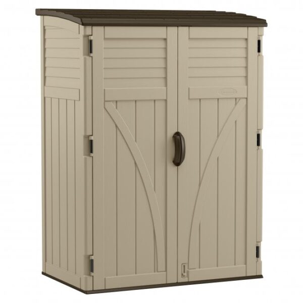 Suncast 4'x3' Aston Large Storage Cabinet - Sand Brown - Image 6