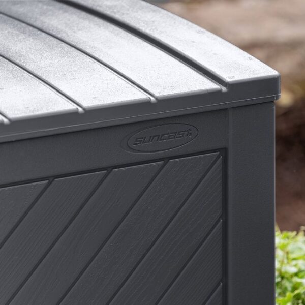 Suncast Colorado 507 Litre Plastic Storage Box - Cyberspace Grey - Image 5
