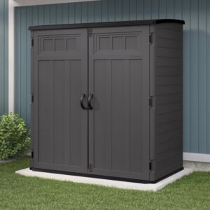 Suncast 6'x3.5' Hamilton XL Plastic Resin Storage Shed - Peppercorn Grey (Currently Unavailable)