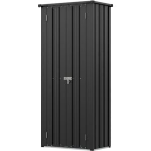 Living and Home 2.5' x 1.5' Metal Storage Cabinet - Black