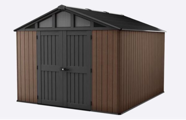 Keter 10'x11.5' Stronghold Heavy Duty Plastic Shed - Brown