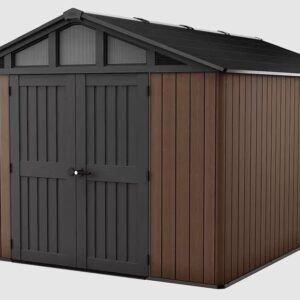 Keter 10'x15' Stronghold Heavy Duty Plastic Shed - Brown