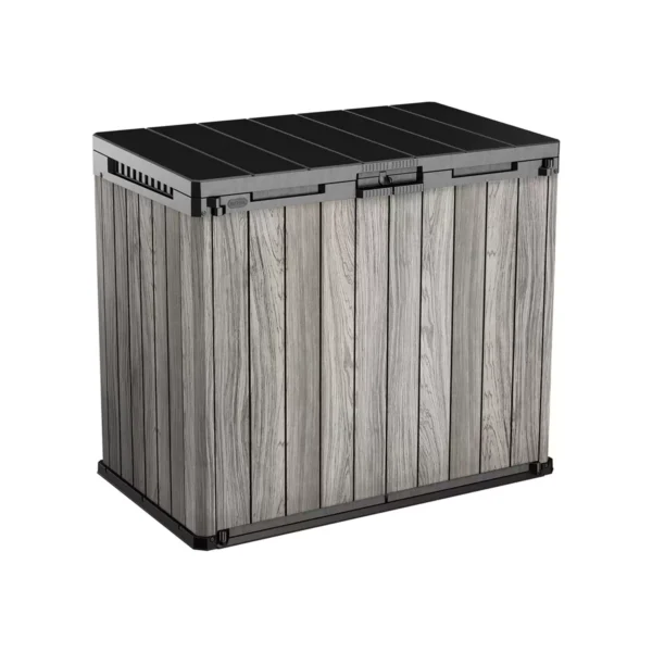 Keter 5'x3' Signature 1150 Litre Horizontal Storage Shed - Storm Grey - Image 6