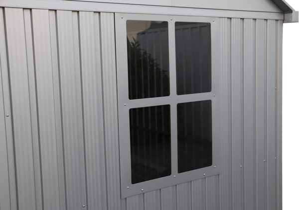Duramax 10x6 Aluminium Metal Shed with Skylight and Foundation Grid - Image 12