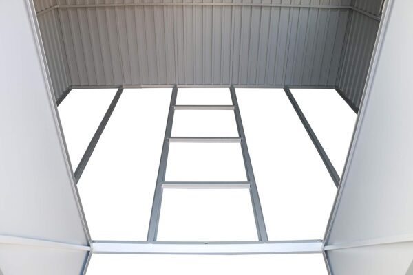 Duramax 10x8 Aluminium Metal Shed with Skylight and Foundation Grid - Image 5