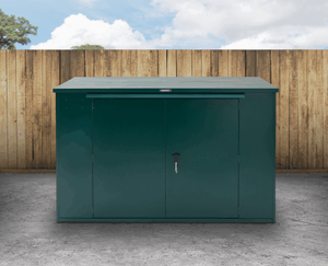 Asgard 7'x4' Annexe E Plus Heavy Duty Triple Bicycle Store- Five Point Locking System