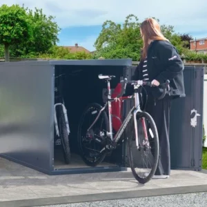 Asgard 3'x6.5' Twin Metal Cycle Locker