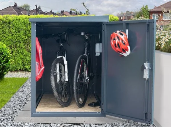 Asgard 3'x6.5' Twin Metal Cycle Locker - Image 8