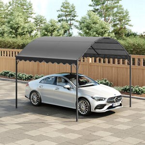 Living and Home 10x10 Metal Outdoor Arched Pergola