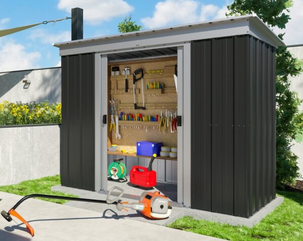 Yardmaster 8' x 4' Pent Metal Shed - Castleton - Image 6