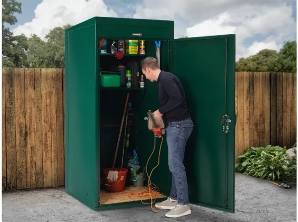 Asgard 3'x4' Vertical Tool Locker Shed -3 Point Locking System - Image 4