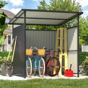 Pro-Tect 6'x7' Metal Lean to Hardtop Canopy - Dark Grey