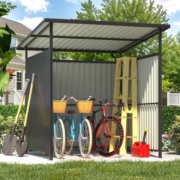 Pro-Tect 6'x7' Metal Lean to Hardtop Canopy - Dark Grey