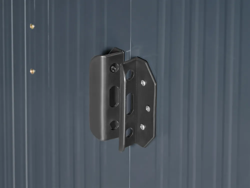 Pro-Tect Acilia 5.5'x 3.5' Metal Pent Shed - Dark Grey - Image 9