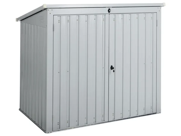 Pro-Tect Moena 5'x3' Metal Storage Cabinet - Light Grey