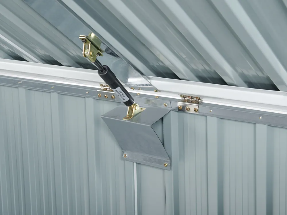 Pro-Tect Moena 5'x3' Metal Storage Cabinet - Light Grey - Image 8