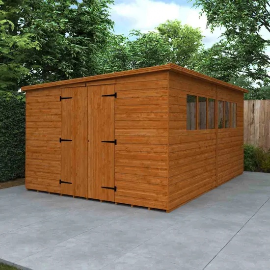 Pro-Tect Timber 14'x10' Shiplap Pent Workshop - Image 2