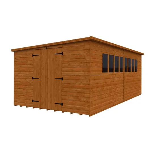 Pro-Tect Timber 18'x10' Shiplap Pent Workshop - Image 3