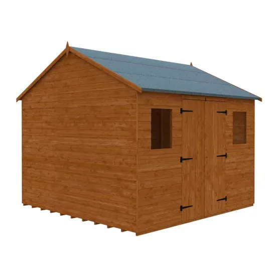 Pro-Tect Timber 10’x10′ Workman Apex Workshop Shed (Window or Windowless)