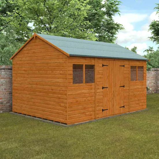 Pro-Tect Timber 14’x10′ Workman Apex Workshop Shed (Window or Windowless) - Image 3