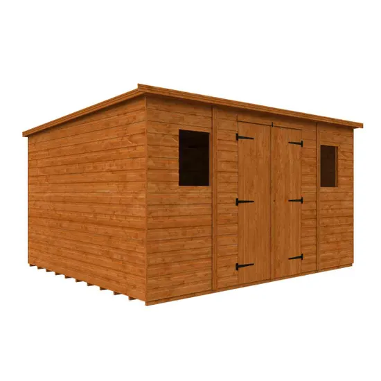 Pro-Tect Timber 12’x10′ Workman Pent Workshop Shed