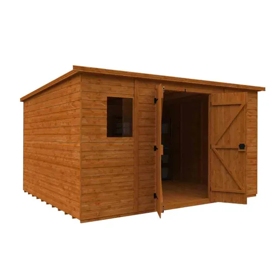 Pro-Tect Timber 12’x10′ Workman Pent Workshop Shed - Image 9