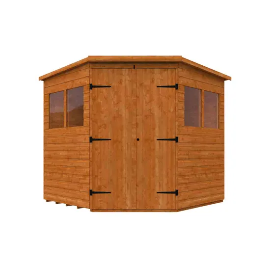 Pro-Tect Timber 7'x7' Shiplap Corner Shed (Window or Windowless) - Image 4