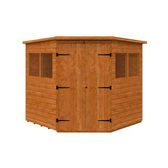 Pro-Tect Timber 7'x7' Shiplap Corner Shed (Window or Windowless) - Image 5