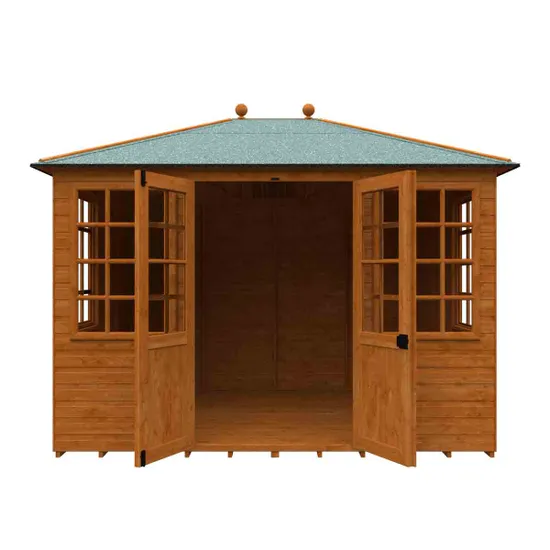 Pro-Tect Timber 10'x8' Georgian Pyramid Shiplap Summerhouse - Image 13