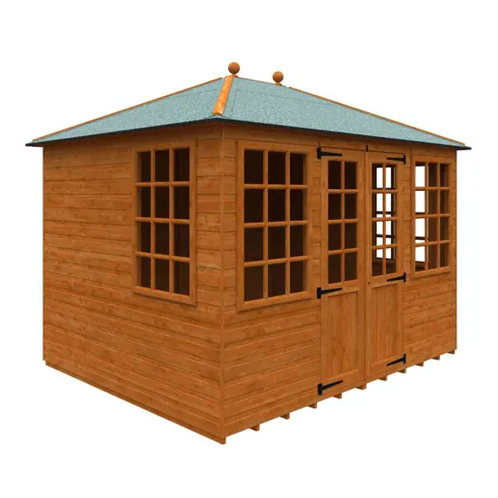 Pro-Tect Timber 10'x8' Georgian Pyramid Shiplap Summerhouse - Image 14