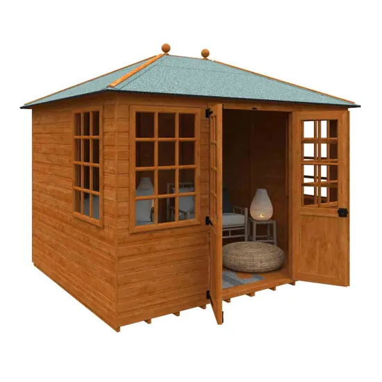 Pro-Tect Timber 10'x8' Georgian Pyramid Shiplap Summerhouse - Image 15