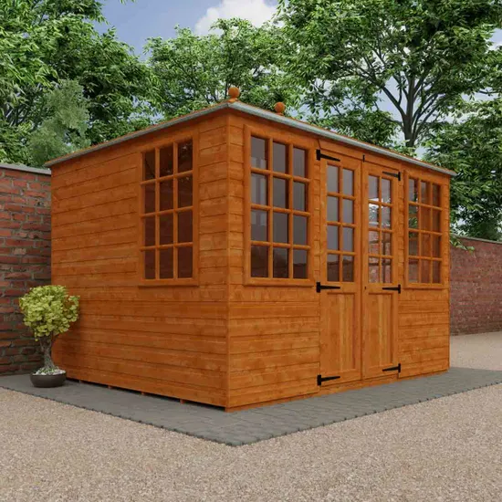 Pro-Tect Timber 10'x8' Georgian Pyramid Shiplap Summerhouse - Image 5