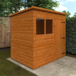 Pro-Tect Timber 7'x5' Super Pent Shiplap Shed (Window or Windowless)