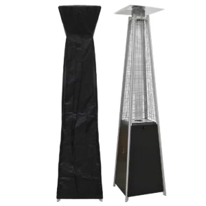 Protect Pyramid Gas Patio Heater 13kW with Cover - Black