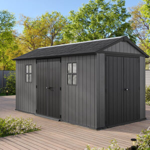 Keter 15'x 7.5' Newton Plus Plastic Shed - Dual Entry
