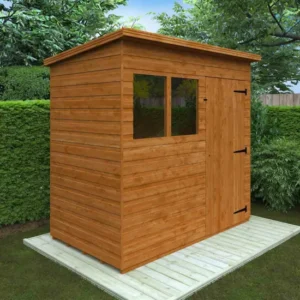 Pro-Tect Timber 7'x4' Super Pent Shiplap Shed (Window or Windowless)