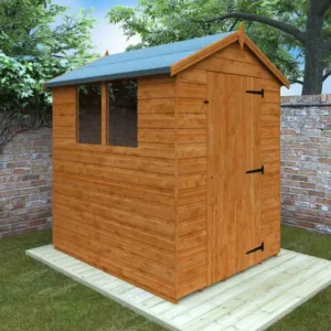 Pro-Tect Timber 6'x5' Super Apex Shiplap Shed (Window or Windowless)