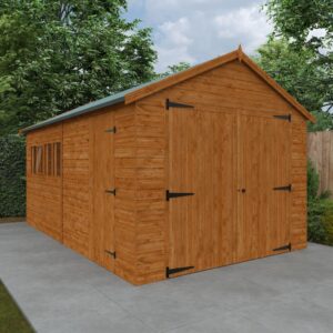 Pro-Tect Timber 16’x10′ Apex Shiplap Garage (Window or Windowless)