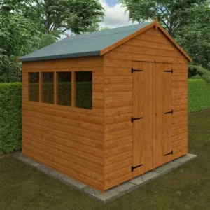 Pro-Tect Timber 8'x8' Shiplap Workshop Shed with Standard Framing (Window or Windowless)