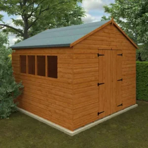 Pro-Tect Timber 10'x10' XL Shiplap Workshop Shed with Standard Framing (Window or Windowless)