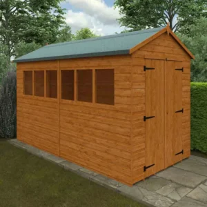 Pro-Tect Timber 12'x6' XL Shiplap Workshop Shed with Standard Framing (Window or Windowless)