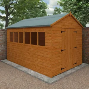 Pro-Tect Timber 12'x8' XL Shiplap Workshop Shed with Standard Framing (Window or Windowless)