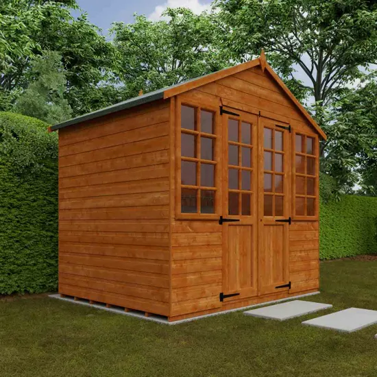 Pro-Tect Timber 6'x8' Shiplap Summerhouse (with optional Veranda) - Image 5