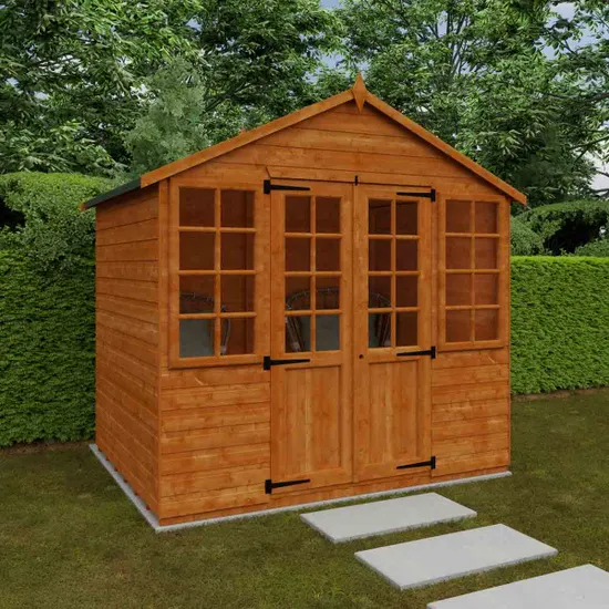 Pro-Tect Timber 6'x8' Shiplap Summerhouse (with optional Veranda)