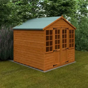 Pro-Tect Timber 8'x8' Shiplap Summerhouse (with optional Veranda)